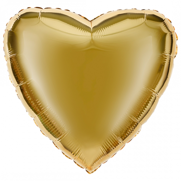 Шар Сердце, Светлое золото / Gold