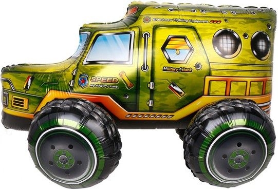 Шар Ходячая фигура, Военный грузовик (в упаковке) 