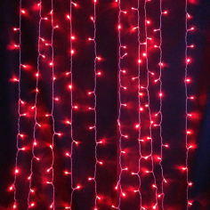 Светодиодная (LED) гирлянда Красная
